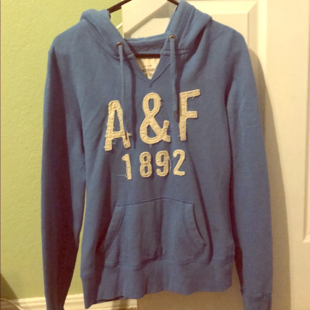 Abercrombie  & Fitch blue hoodie